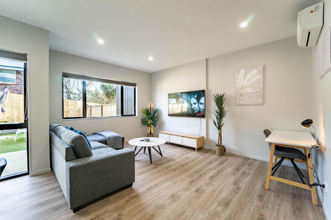 Villa Modern Sunnyhills Town House Auckland Exterior foto